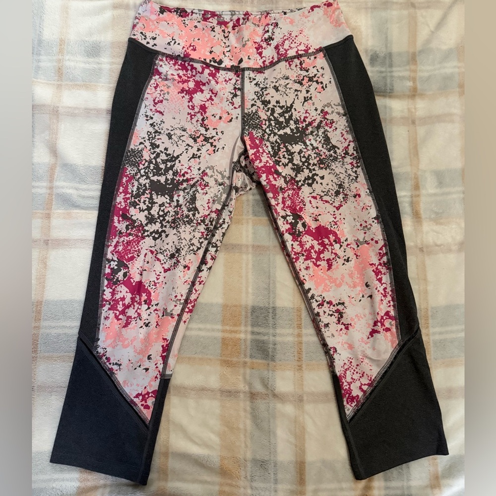 Tek Gear Pink and Black Leggings